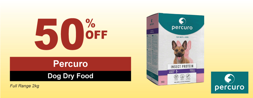 Percuro Dog Dry Food Promo